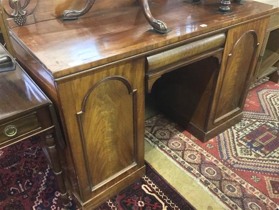 Victorian mahogany pedestal sideboard